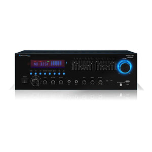 Technical Pro RX55URIBT 1500W Pro Audio Receiver w/ Bluteooth +USB/SD+ 7-Band EQ