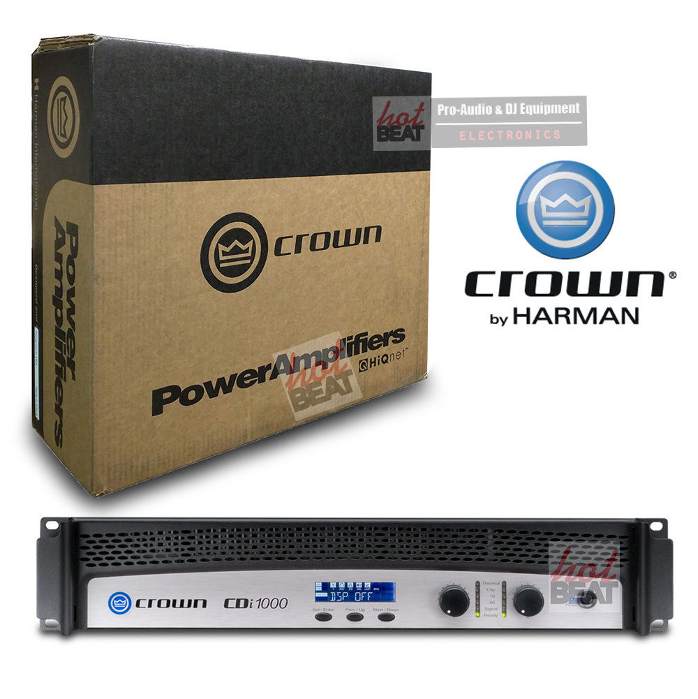 Crown Audio CDi1000 Contractor Digital Intelligence Power Amplifier 871015002125