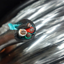 Load image into Gallery viewer, 100 ft foot roll 12 GAUGE GA multi conductor PA high power speaker cable 4-wire