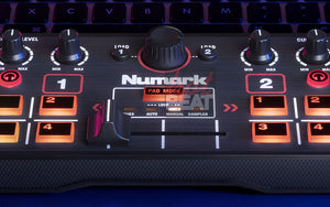 Numark DJ2GO2 Portable Pocket DJ Controller for Serato DJ with Audio Interface