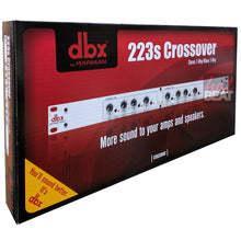 Load image into Gallery viewer, DBX 223s Stereo 2-way Mono 3-Way Crossover 691991401251 FAST GROUND SHIPPING