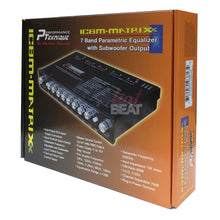 Load image into Gallery viewer, Performance Teknique ICBMMATRIX 7 Band Parametric Equalizer EQ w/ Sub Out Output