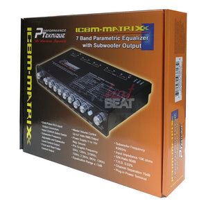 Performance Teknique ICBMMATRIX 7 Band Parametric Equalizer EQ w/ Sub Out Output