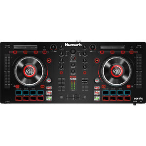 Numark Mixtrack Platinum Pro DJ Controller Jog Wheels w/ Display + Free HF125