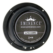Load image into Gallery viewer, Eminence Alpha-6CBMRA 6.5-inch Sealed Back Speaker 100 Watt RMS 8-ohm rear back view