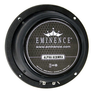 Eminence Alpha-6CBMRA 6.5-inch Sealed Back Speaker 100 Watt RMS 8-ohm rear back view