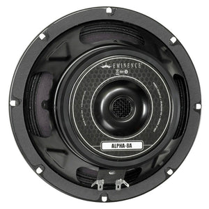 Eminence Alpha-8A 8-inch Speaker 125 Watt RMS 8-ohm Rear View