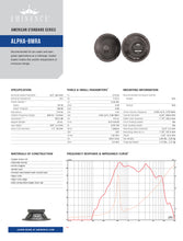 Load image into Gallery viewer, Eminence Alpha-8MRA 8-inch Sealed Back Speaker 125 Watts RMS 8-ohm