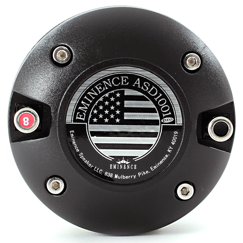 Eminence ASD1001 1-inch Screw-on High Frequency Titanium Driver 50 Watt RMS 8-ohm Rear Back View