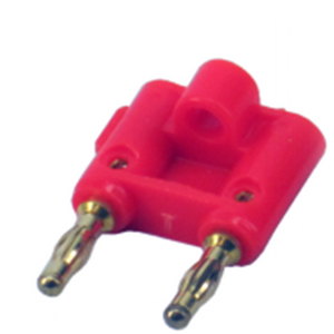 Speaker Banana Connector Plugs Set Screw Type Mount Red