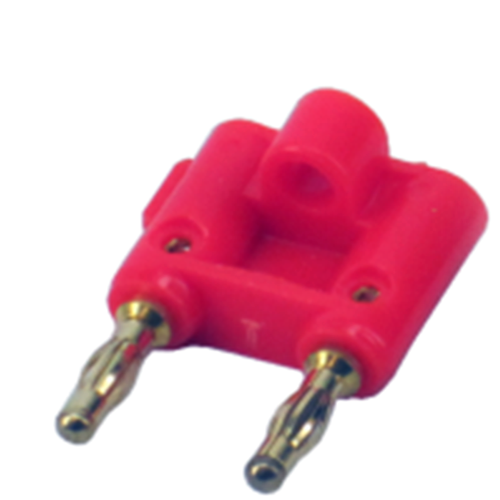 Speaker Banana Connector Plugs Set Screw Type Mount Red