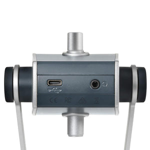 AKG C44 USB LYRA Microphone 192 kHz for Podcast Studio Music Video Gaming 885038040804 bottom view usbc 3.5mm