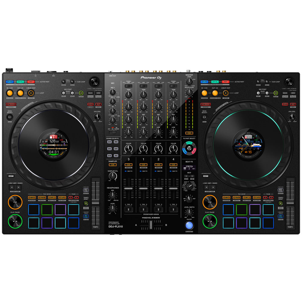 極美品 Pioneer DJ DDJ-FLX10 DJコントローラー Pioneer DJ DDJ-FLX10 4-Channel DJ Controller for Rekordbox