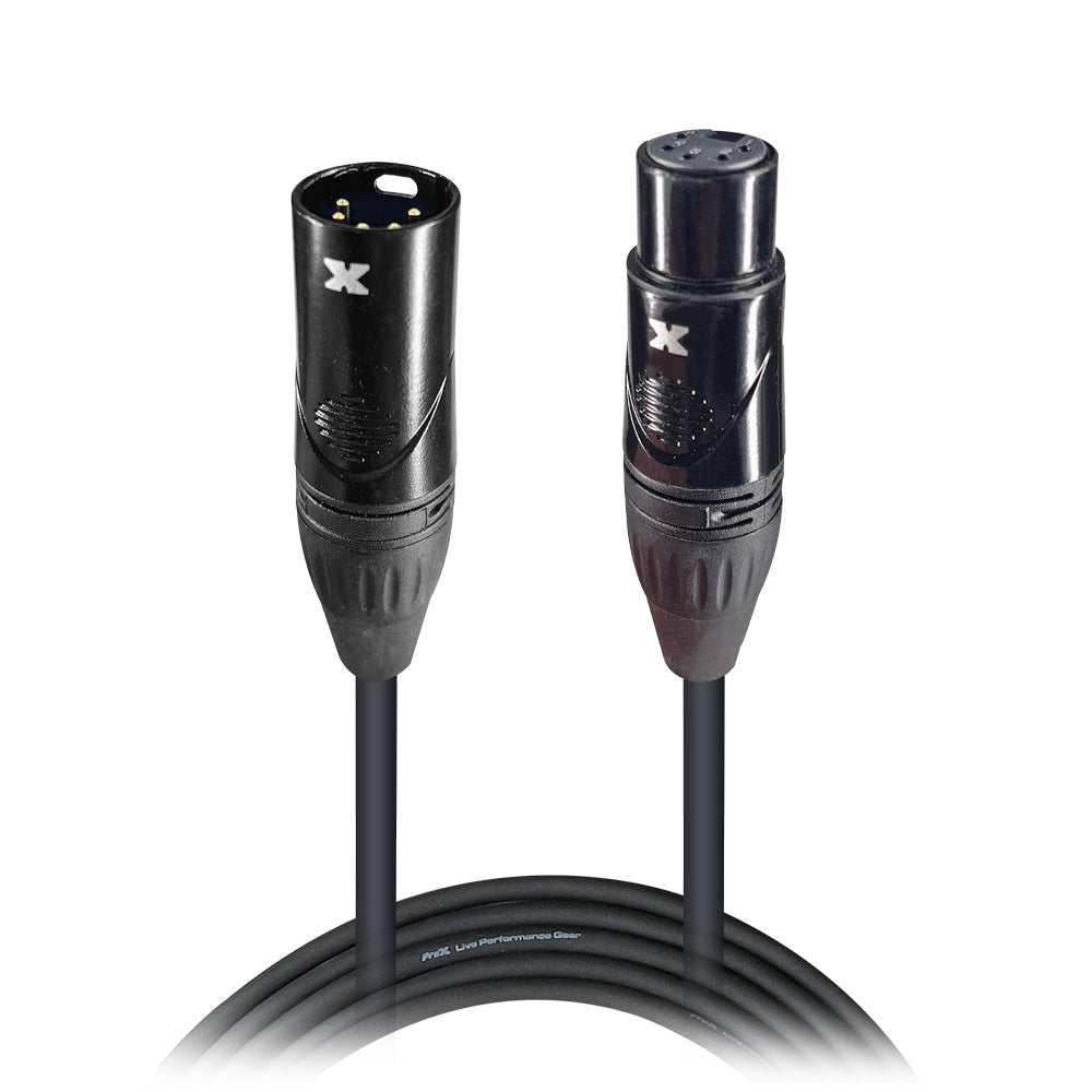 5 Ft. DMX XLR5-M to XLR5-F High Performance Data Cable