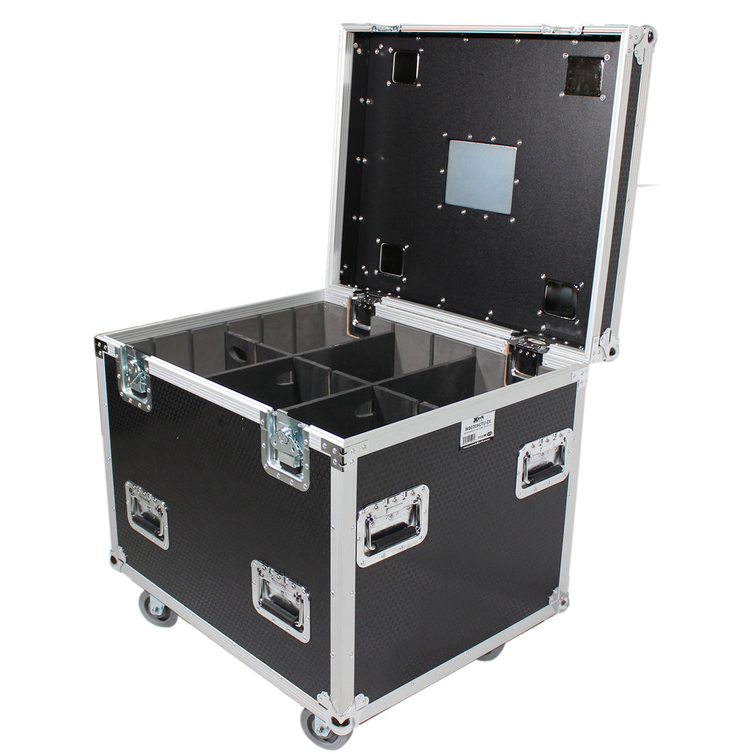 TruckPax Utility ATA Flight Case Truck Storage Road Case with Dividers Tray and 4