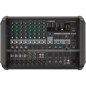 Yamaha EMX5 12-Channel Stereo Powered Mixer Integrated Built-in Amplifier 889025106221 facing front center