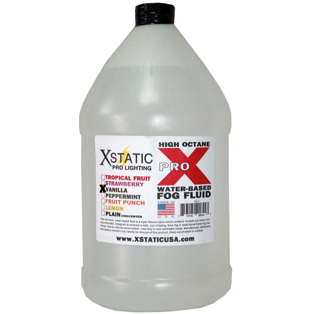 VANILLA DJ Fog Fluid Water Based Fog Machine Liquid Replacement – 1 Gallon