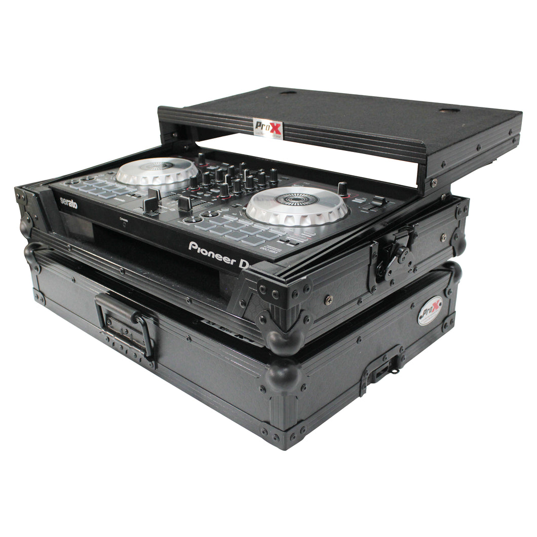 ATA Flight Case For Pioneer DDJ-SB3 DDJ-FLX4 DDJ-400 DJ Controller with Laptop Shelf - Back