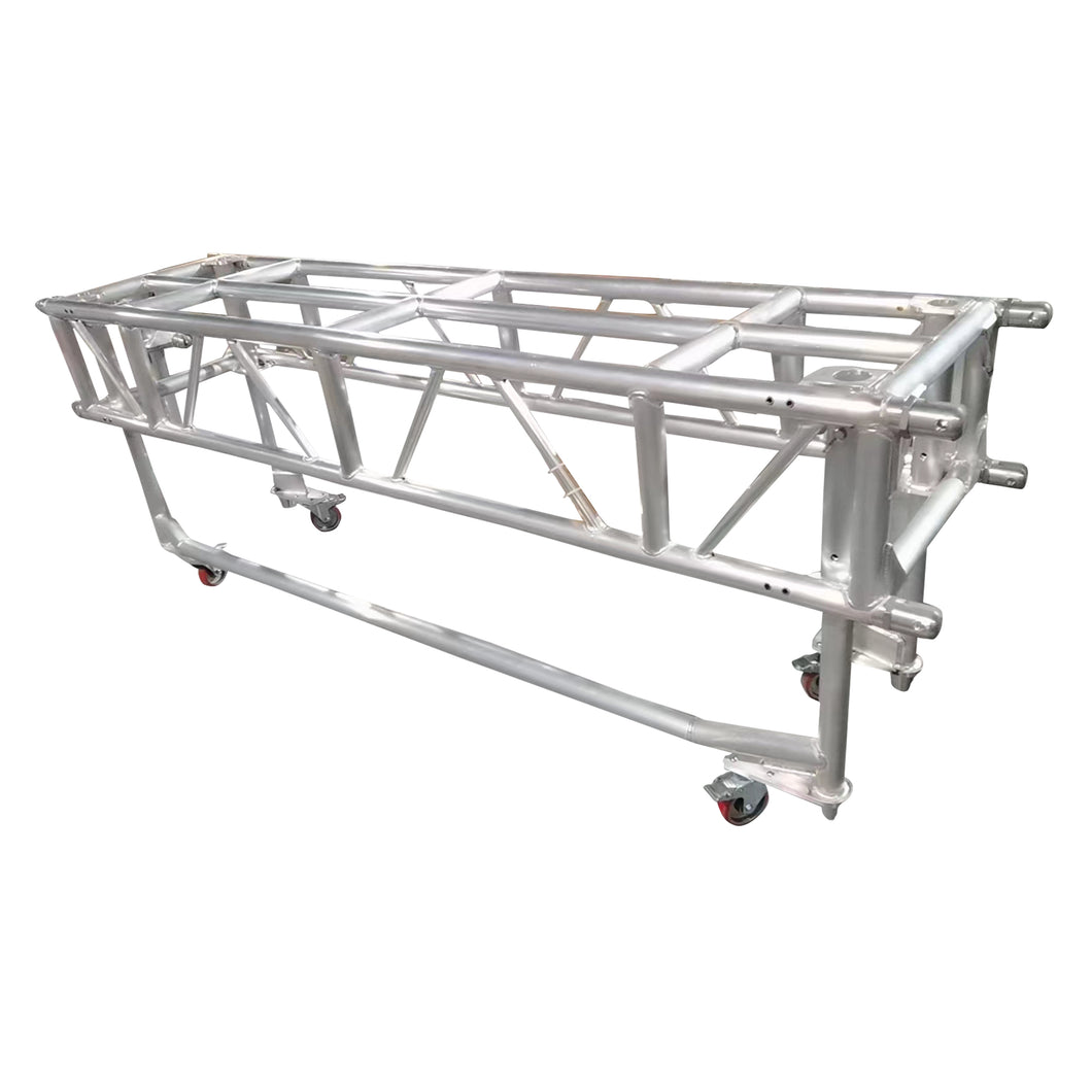 8' FT Pre-Rig Rectangular Truss Segment with Removable Rolling Base System