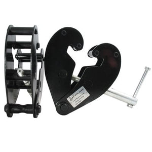 2 Ton Capacity ceiling I-Beam Clamp for hanging stage truss, LED screen or line array systems - 3" to 7.5"