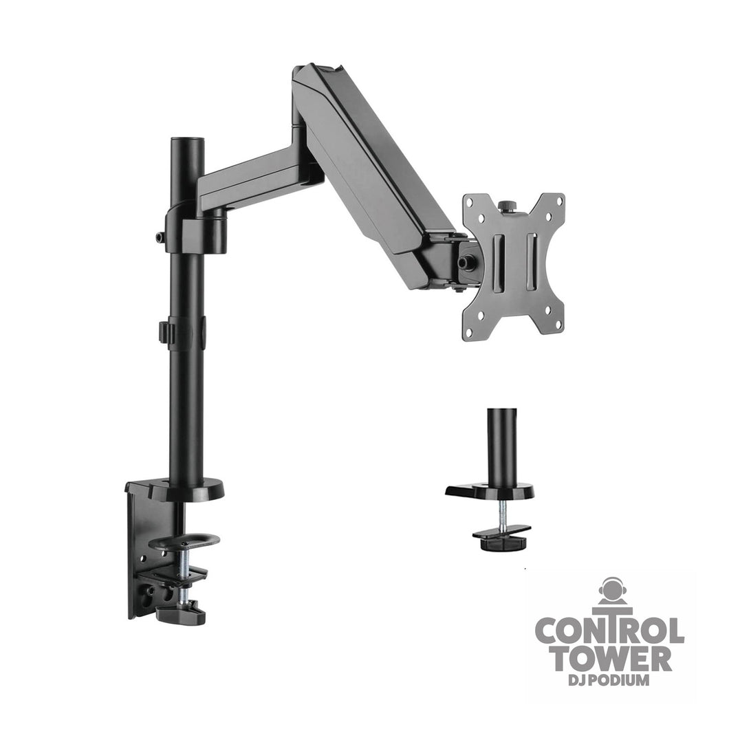 Laptop Tray and Bracket with Gas Spring Double Arm Fits 17