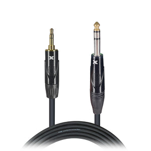 10 Ft. Balanced TRS-M Mini 1/8" to TRS-M  High Performance Audio Cable