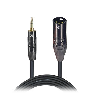 5 Ft. UnBalanced Audio Cable 1/8" (3.5mm) TRS Mini to XLR-M
