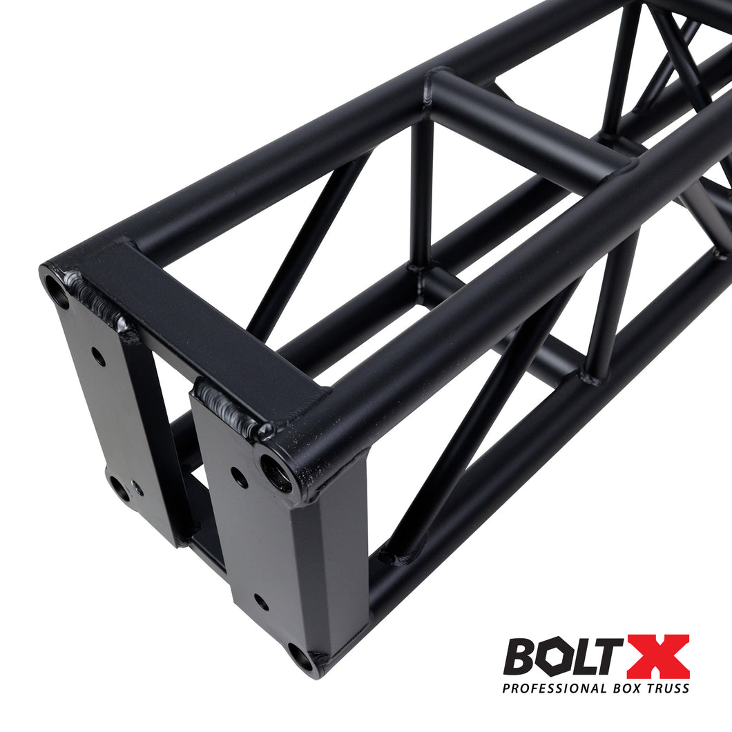 4 Ft. BoltX Black Bolted 12 Inch Professional Box Truss Segment | 3mm Wall – Black Finish