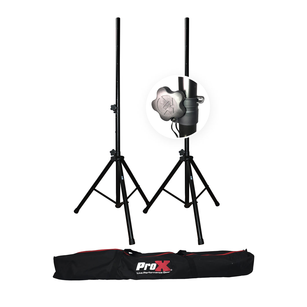 Set of 2 Heavy Duty Speaker Tripod Stands 6 ft. (44