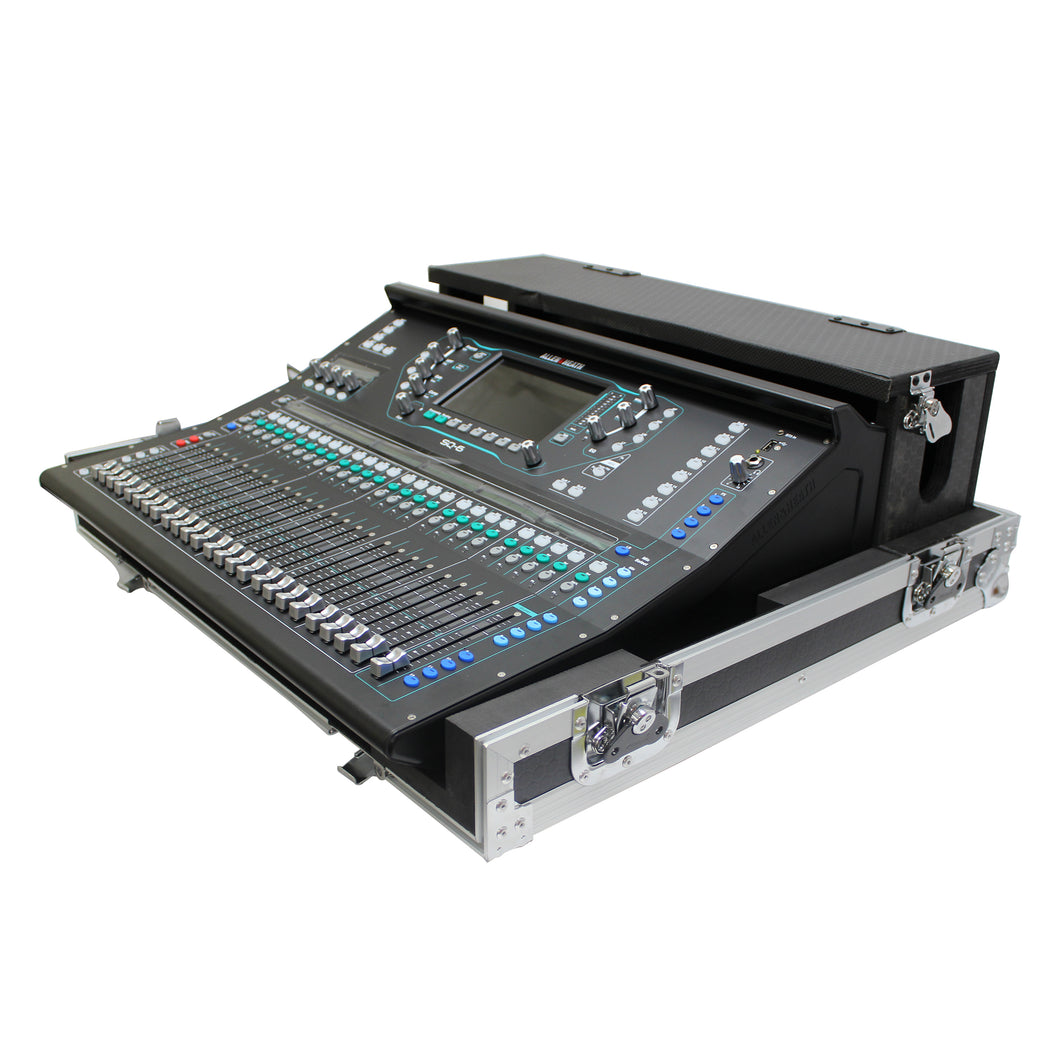 Flight Case for Allen & Heath SQ6 Console with Doghouse and Wheels