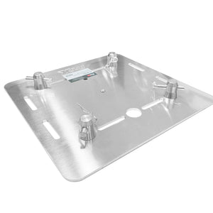Single 16" Aluminum 6mm Truss Base Plate for F34 F32 F31 Conical Square Truss with Connectors