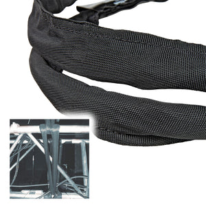 3ft SpanSet slings truss rigging SteelTex™ Round Stage with aircraft steel cable inside - Made in USA