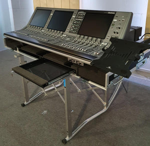 Flip-Ready Easy Detachable Retracting Case With 1U for Yamaha PM5 RIVAGE Console by ZCase Custom Order