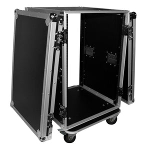 16U Space Rack Mount ATA Flight Case 19 In Depth