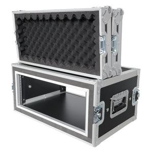 4U Vertical Shockproof Effects Rack 14" Depth Rail to Rail with Handles