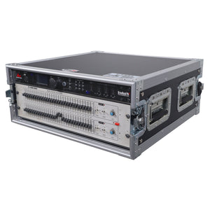 4U Space Amp Rack Mount ATA Style Flight Case 19 In. Depth