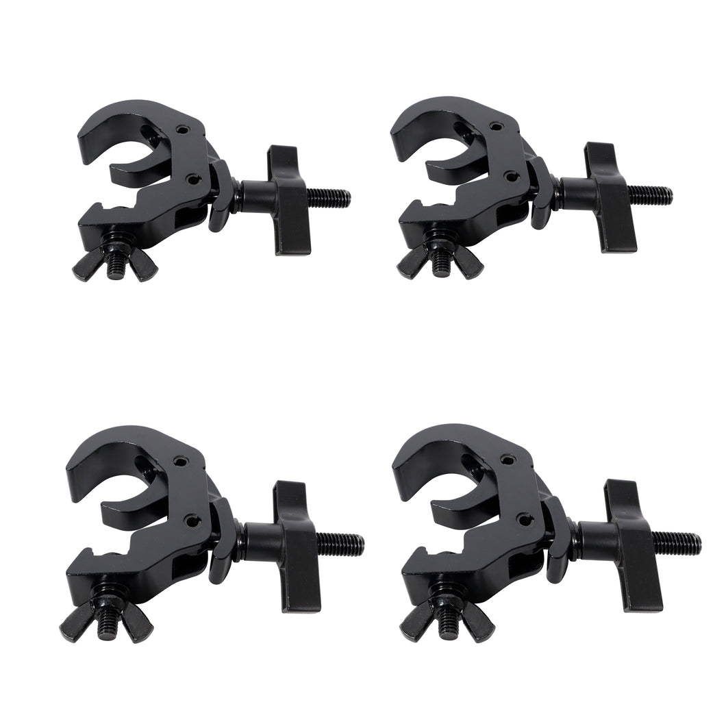 Set of 4 Aluminum Self-Locking M10 Clamp with Big Wing Knob for 2