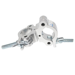 Aluminum Slim Dual M10 Clamp with Big Wing Knob for 2" Truss Tube Capacity 661 lbs.