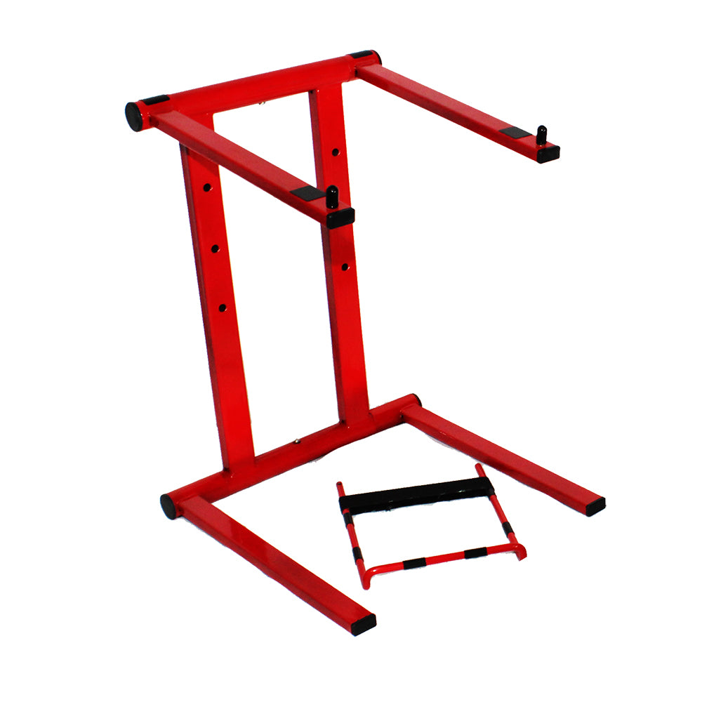 RED Foldable Portable Laptop Stand With Adjustable Shelf