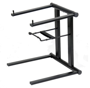 Foldable Portable Laptop Stand W/Adjustable Shelf BLACK