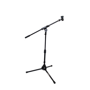 Short Tripod Microphone Stand W/Boom