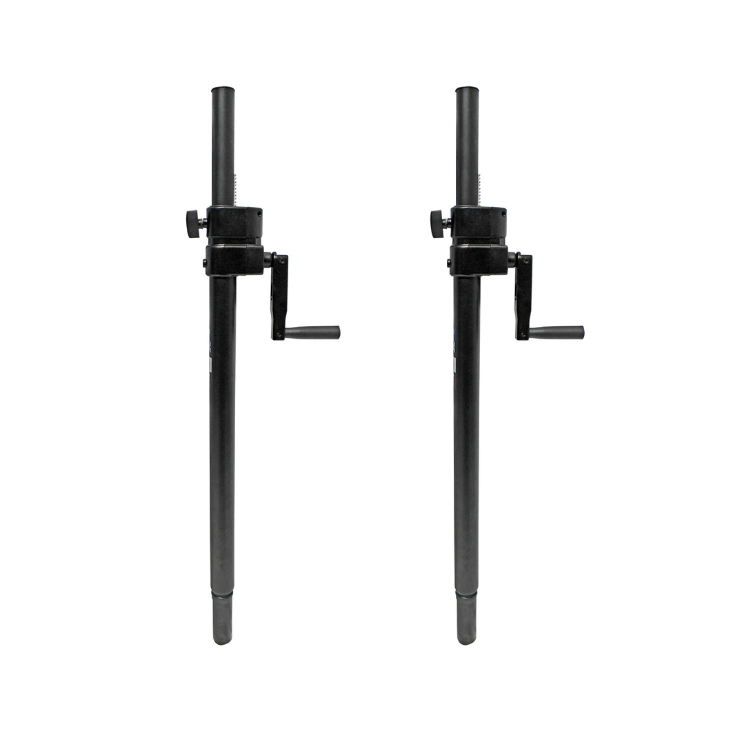 Dual Crank System Package Adjustable Speaker-Subwoofer Pole M20 1-3/8