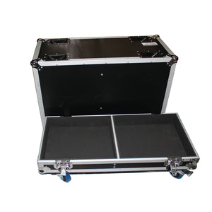 Dual ATA Style Speaker Flight Case for QSC KW122 Speakers Holds 2