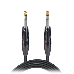 10 Ft. Balanced 1/4" TRS-M to TRS-M High Performance Audio Cable