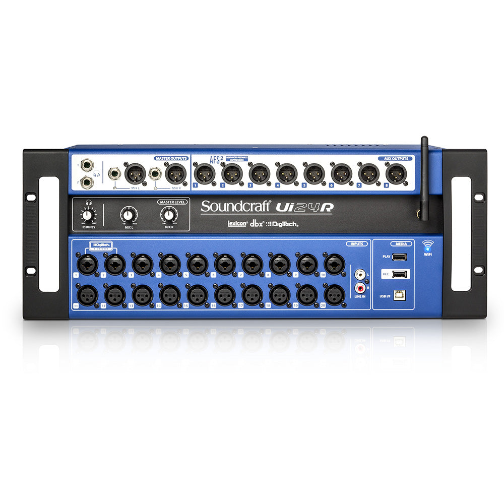 Soundcraft UI24R Digital Mixer - 613815593485 main front image