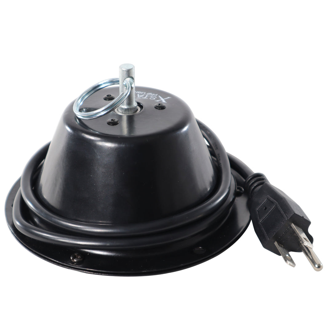 1 RPM Powered Rotating Disco Mirror Ball Motor with Ring Supports 16