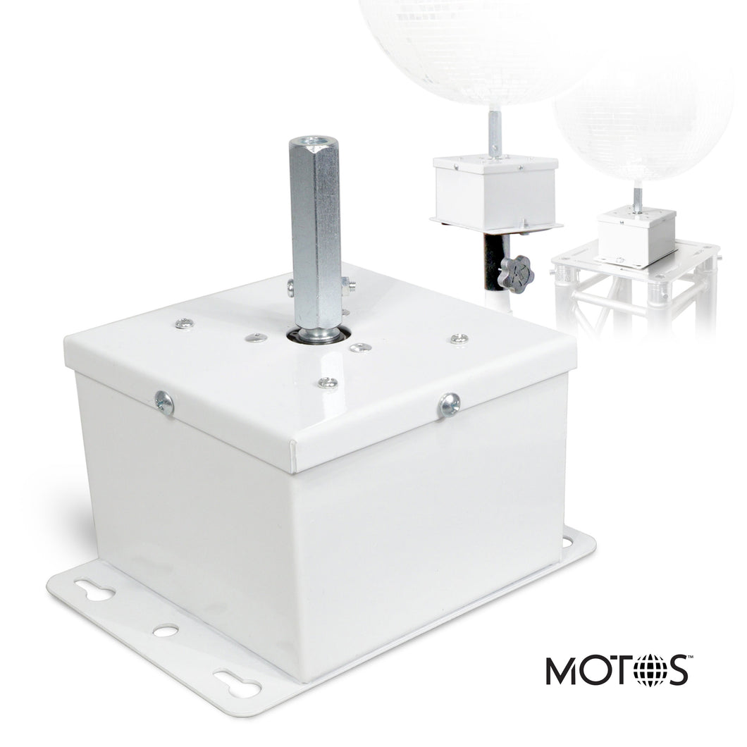 MOTOS Universal Upright Mirror Ball Oscillating 1RPM Motor – Mounts up to 30
