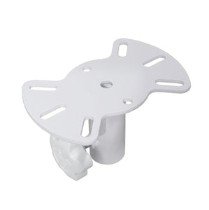 Speaker Stand Mounting Plate In White for Speakers and Moving Head