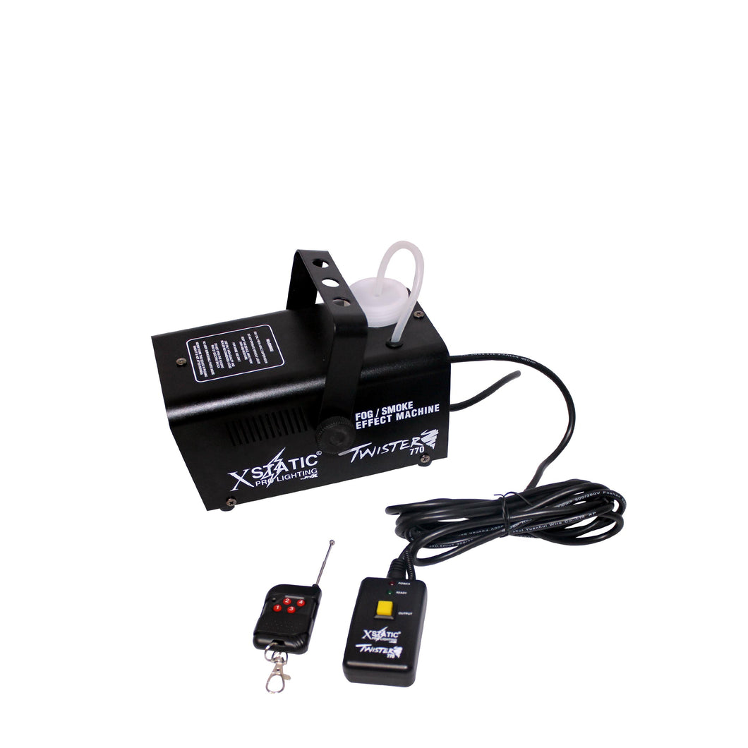TWISTER 770 Watts Water-based Fog Machine w/ Wireless RF remote