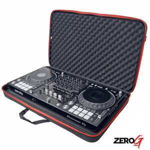 ZeroG Ultra Lightweight Hard Shell DJ Controller Shoulder Strap Bag for Pioneer DDJ FLX10 1000 SRT REV7 RANE ONE - Large Size